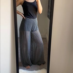 Polka Dot Palazzo Pants